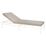 Fermob Rivage Bain de soleil modulable Blanc coton 01 Teint Masse Texture Stracciatella M01284 