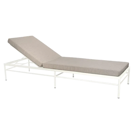 Fermob Rivage Bain de soleil modulable Blanc coton 01 Teint Masse Texture Stracciatella M01284 