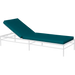 Fermob Rivage Bain de soleil modulable Blanc coton 01 Teint Masse Vert Paon cru M01353 