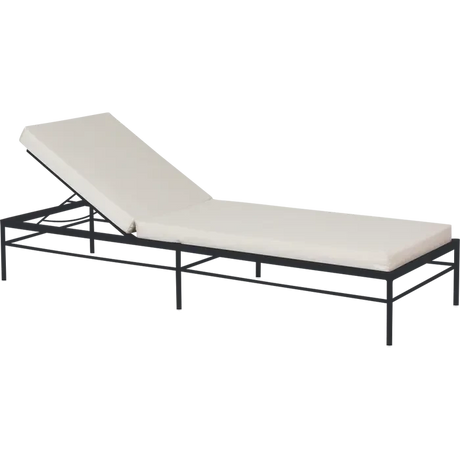 Fermob Rivage Bain de soleil modulable Réglisse 42 Natté Sunbrella Ficelle M0610 