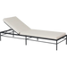Fermob Rivage Bain de soleil modulable Réglisse 42 Natté Sunbrella Ficelle M0610 