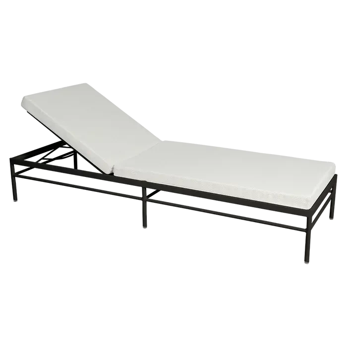 Fermob Rivage Bain de soleil modulable Réglisse 42 Perle D4 