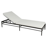 Fermob Rivage Bain de soleil modulable Réglisse 42 Perle D4 