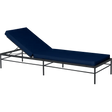 Fermob Rivage Bain de soleil modulable Réglisse 42 Teint Masse Bleu Nuit M0754 