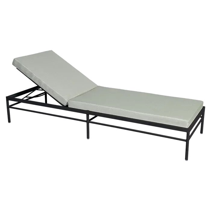 Fermob Rivage Bain de soleil modulable Réglisse 42 Teint Masse Mix Vert Prairie M01354 