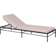 Fermob Rivage Bain de soleil modulable Réglisse 42 Teint Masse Papyrus M0602 