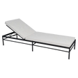 Fermob Rivage Bain de soleil modulable Réglisse 42 Teint Masse Texture Osier M0605 