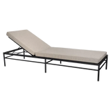 Fermob Rivage Bain de soleil modulable Réglisse 42 Teint Masse Texture Stracciatella M01284 
