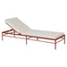 Fermob Rivage Bain de soleil Ocre rouge 20 Natté Sunbrella Ficelle M0610 