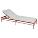 Fermob Rivage Bain de soleil Ocre rouge 20 Teint Masse Texture Osier M0605 