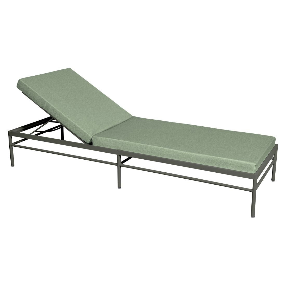 Fermob Rivage Bain de soleil Romarin 48 Natté Sunbrella Cactus 82 