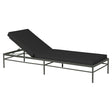 Fermob Rivage Bain de soleil Romarin 48 Natté Sunbrella Gris Nuit M01282 