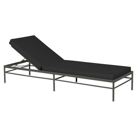 Fermob Rivage Bain de soleil Romarin 48 Natté Sunbrella Gris Nuit M01282 