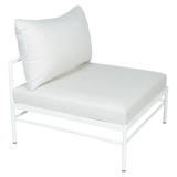 Fermob Rivage Chauffeuse Blanc coton 01 Perle D4 