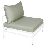 Fermob Rivage Chauffeuse Blanc coton 01 Teint Masse Mix Vert Prairie M01354 