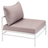 Fermob Rivage Chauffeuse Blanc coton 01 Teint Masse Papyrus M0602 