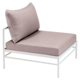 Fermob Rivage Chauffeuse Blanc coton 01 Teint Masse Papyrus M0602 