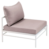 Fermob Rivage Chauffeuse Blanc coton 01 Teint Masse Papyrus M0602 