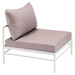 Fermob Rivage Chauffeuse Blanc coton 01 Teint Masse Papyrus M0602 