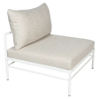 Fermob Rivage Chauffeuse Blanc coton 01 Teint Masse Texture Osier M0605 