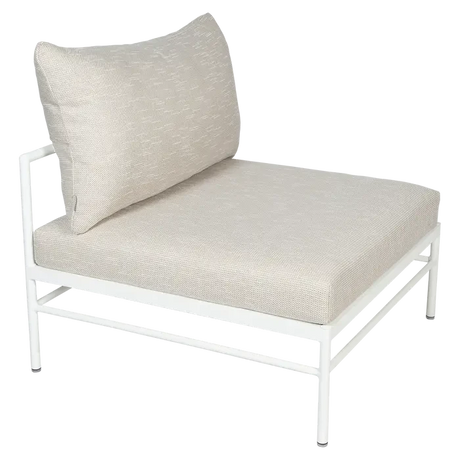 Fermob Rivage Chauffeuse Blanc coton 01 Teint Masse Texture Osier M0605 