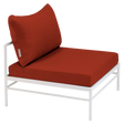Fermob Rivage Chauffeuse Blanc coton 01 Teint Masse Tomette M0772 