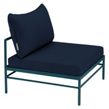 Fermob Rivage Chauffeuse Bleu acapulco 21 Teint Masse Bleu Nuit M0754 