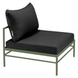 Fermob Rivage Chauffeuse Cactus 82 Natté Sunbrella Gris Nuit M01282 