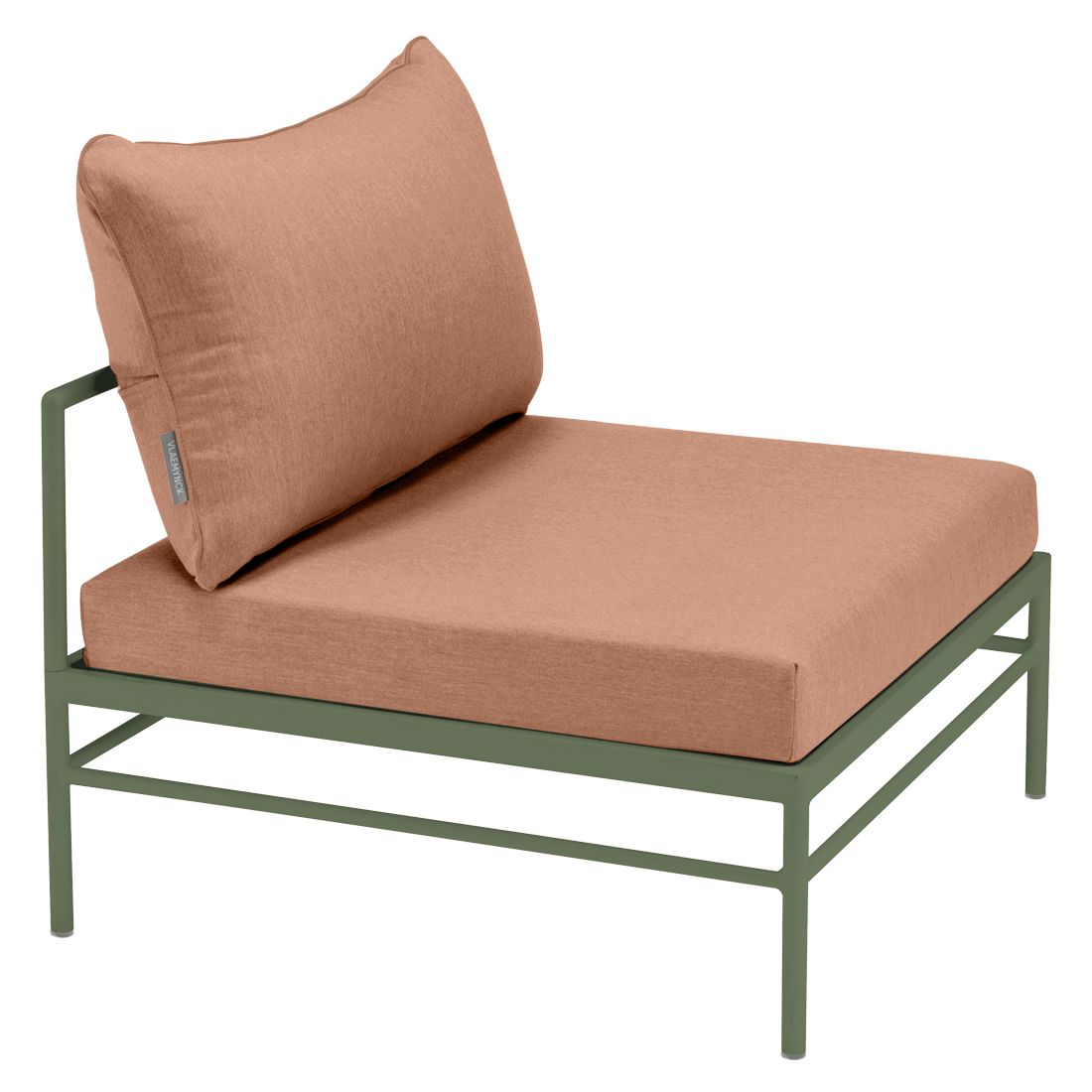 Fermob Rivage Chauffeuse Cactus 82 Natté Sunbrella Pêche M0138 