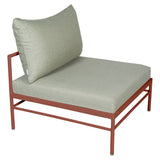 Fermob Rivage Chauffeuse Ocre rouge 20 Teint Masse Mix Vert Prairie M01354 