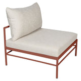 Fermob Rivage Chauffeuse Ocre rouge 20 Teint Masse Texture Osier M0605 
