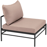 Fermob Rivage Chauffeuse Réglisse 42 Natté Sunbrella Ficelle M0610 