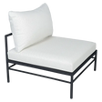 Fermob Rivage Chauffeuse Réglisse 42 Perle D4 