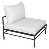 Fermob Rivage Chauffeuse Réglisse 42 Perle D4 