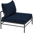Fermob Rivage Chauffeuse Réglisse 42 Teint Masse Bleu Nuit M0754 
