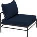 Fermob Rivage Chauffeuse Réglisse 42 Teint Masse Bleu Nuit M0754 