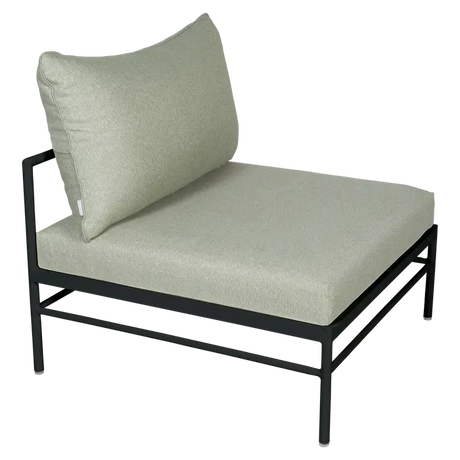 Fermob Rivage Chauffeuse Réglisse 42 Teint Masse Mix Vert Prairie M01354 