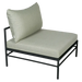 Fermob Rivage Chauffeuse Réglisse 42 Teint Masse Mix Vert Prairie M01354 