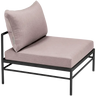 Fermob Rivage Chauffeuse Réglisse 42 Teint Masse Papyrus M0602 