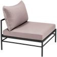 Fermob Rivage Chauffeuse Réglisse 42 Teint Masse Papyrus M0602 
