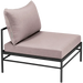Fermob Rivage Chauffeuse Réglisse 42 Teint Masse Papyrus M0602 