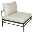Fermob Rivage Chauffeuse Réglisse 42 Teint Masse Texture Osier M0605 
