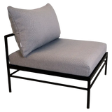 Fermob Rivage Chauffeuse Réglisse 42 Teint Masse Texture Stracciatella M01284 