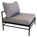 Fermob Rivage Chauffeuse Réglisse 42 Teint Masse Texture Stracciatella M01284 