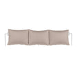 Fermob Rivage Dossier pour bain de soleil Blanc coton 01 Natté Sunbrella Ficelle M0610 