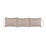 Fermob Rivage Dossier pour bain de soleil Blanc coton 01 Natté Sunbrella Ficelle M0610 