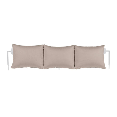 Fermob Rivage Dossier pour bain de soleil Blanc coton 01 Natté Sunbrella Ficelle M0610 
