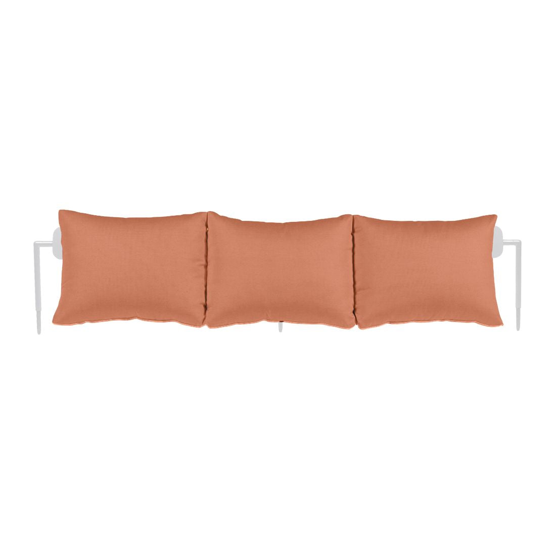 Fermob Rivage Dossier pour bain de soleil Blanc coton 01 Natté Sunbrella Pêche M0138 