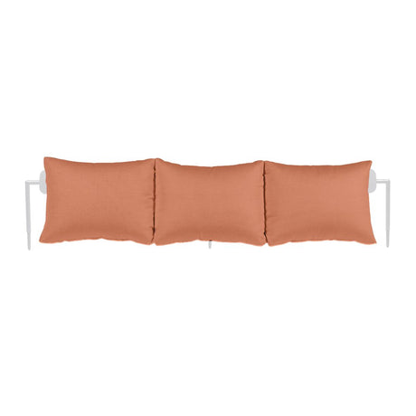 Fermob Rivage Dossier pour bain de soleil Blanc coton 01 Natté Sunbrella Pêche M0138 