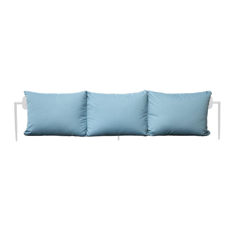 Fermob Rivage Dossier pour bain de soleil Blanc coton 01 Teint Masse Bleu Adriatic M03941 